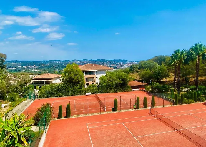 Sweet Apartment in Mandelieu - Pool&tennis court